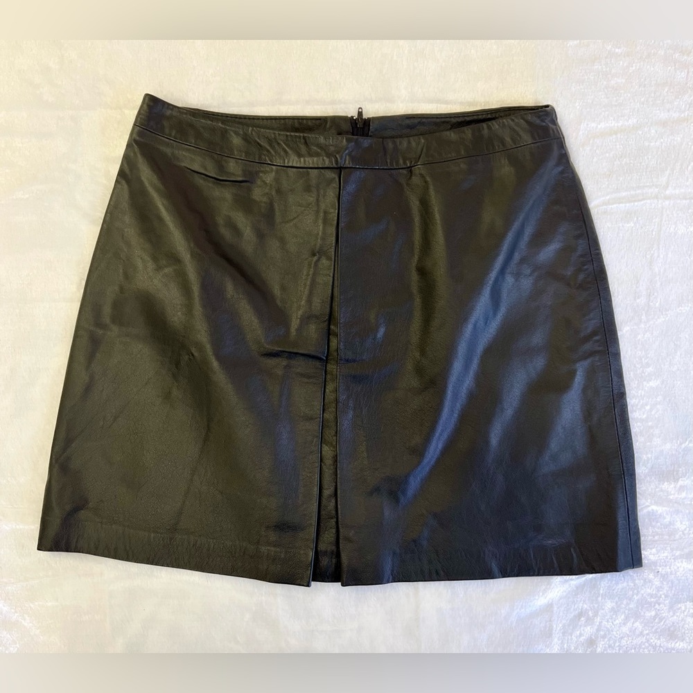 ASOS Black Pencil Mini Skirt with Slit